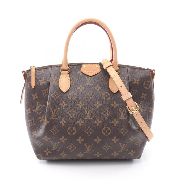 Louis Vuitton Turenne Monogram Handbag Leather Brown - Picture 1 of 7